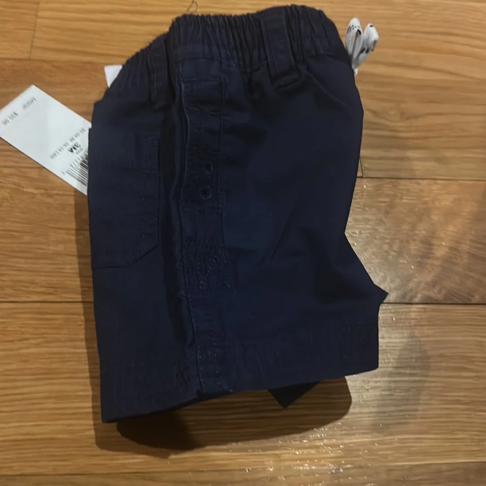 Ralph Lauren Toddlers Boy Cotton Twill Navy Shorts